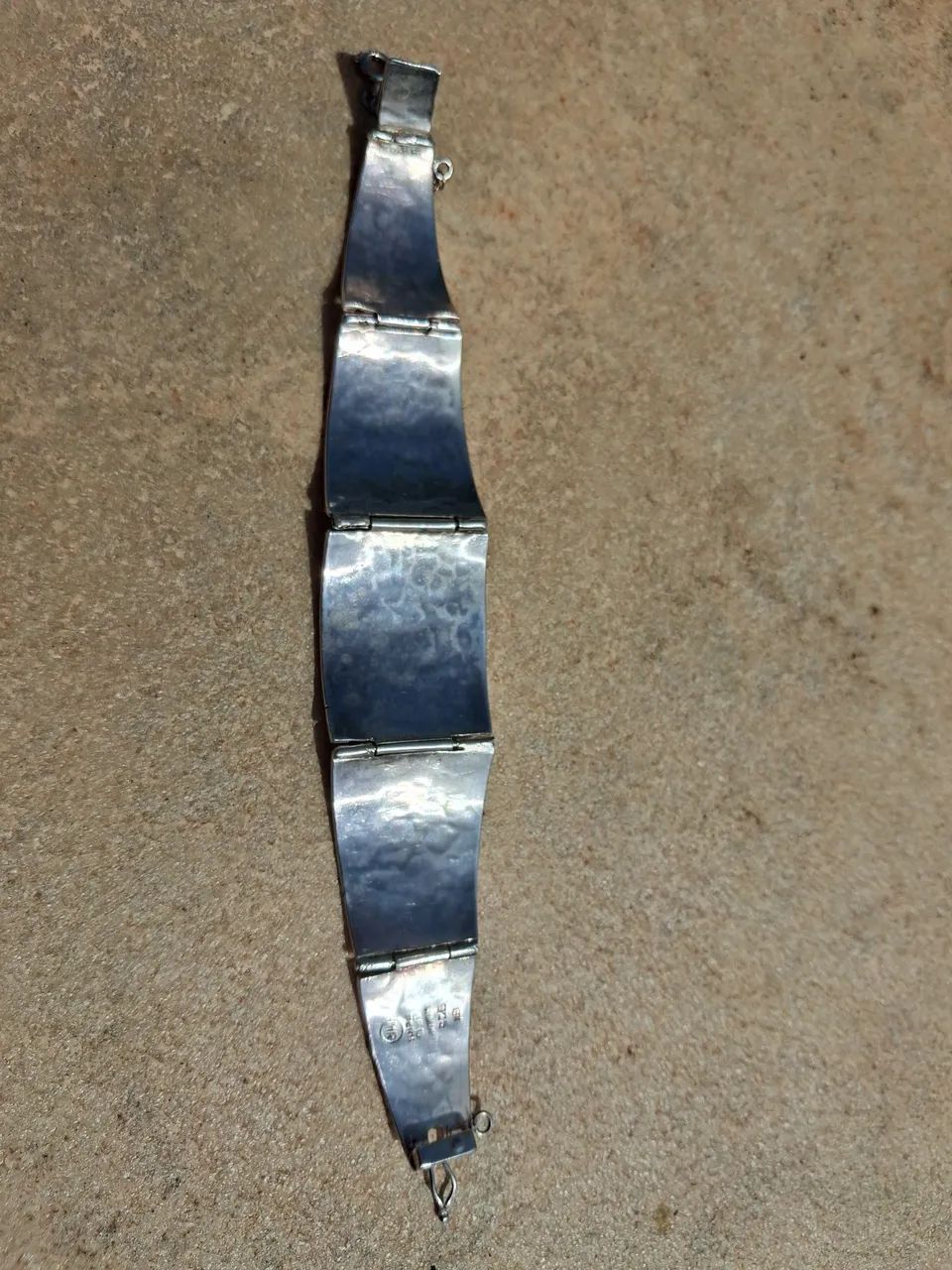 PULSEIRA PRATA PERUANA OURO - Foto 2