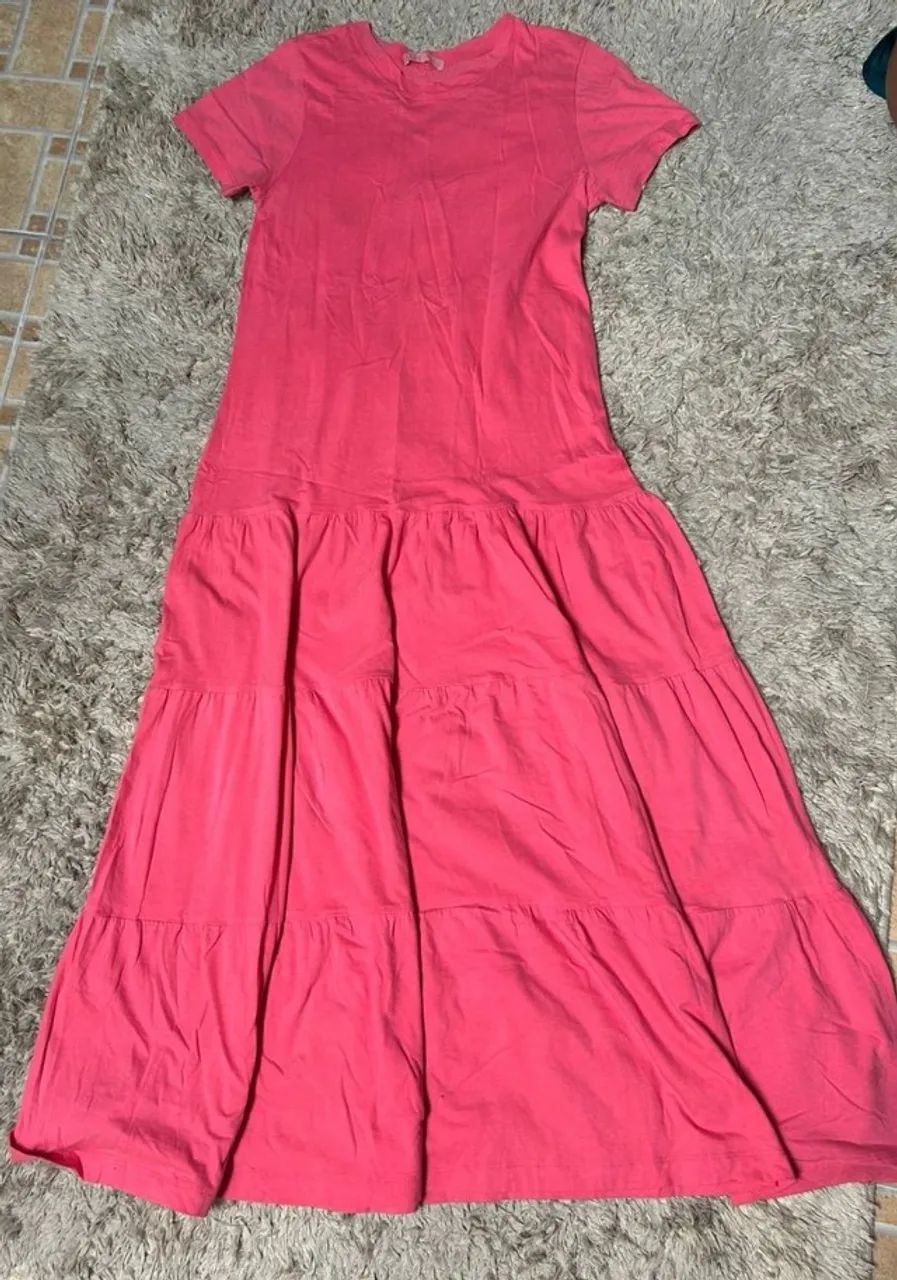 Vestido longo rosa p - Foto 3