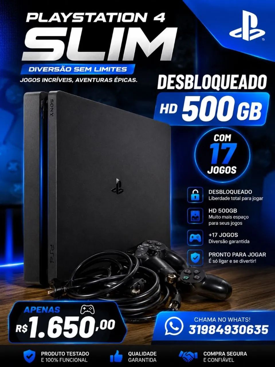 Playstation 4 (Desbloqueado)