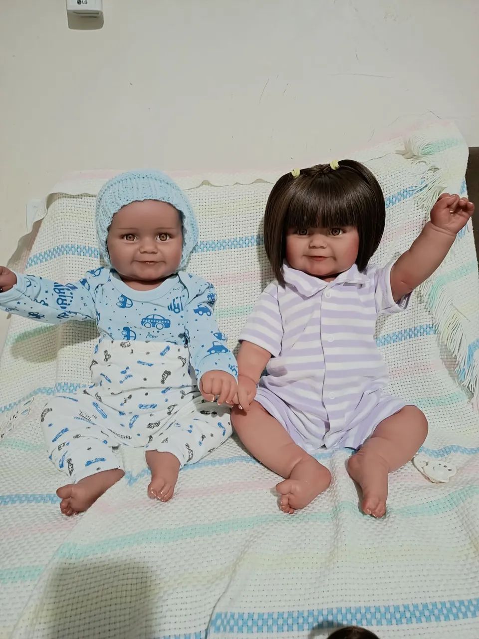 2 bebê reborn 50 cm 