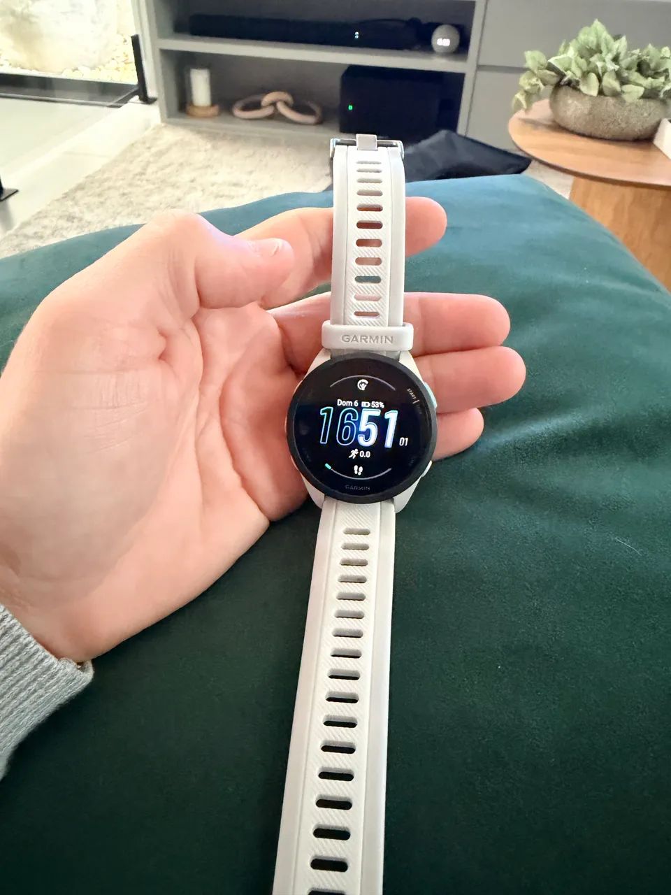 Garmin Forerunner 165 AMOLED - Excelente Estado - Com Caixa