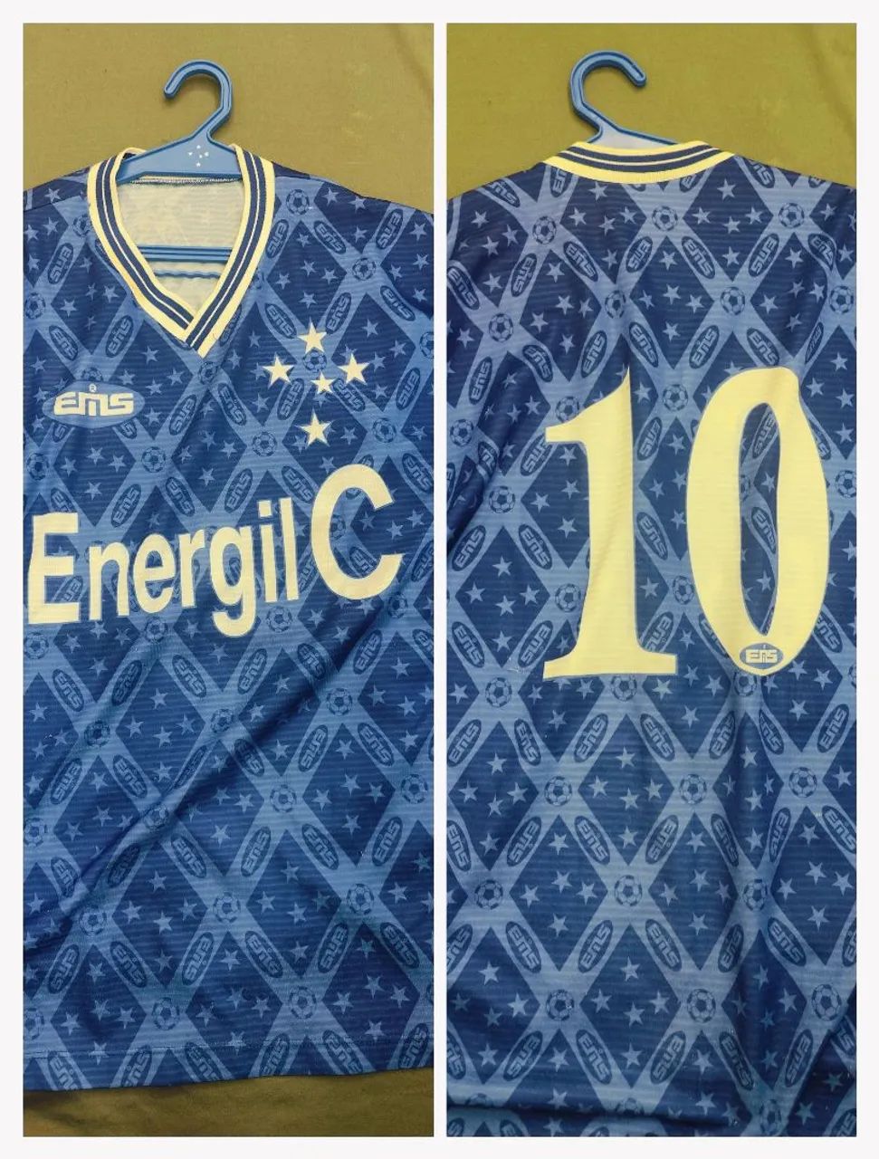 Rara camisa do Cruzeiro 1997 Jogo comemorativo EMS - Foto 2