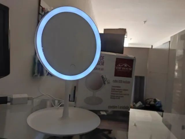 Espelho de maquiagem LED - Novo  - Foto 4