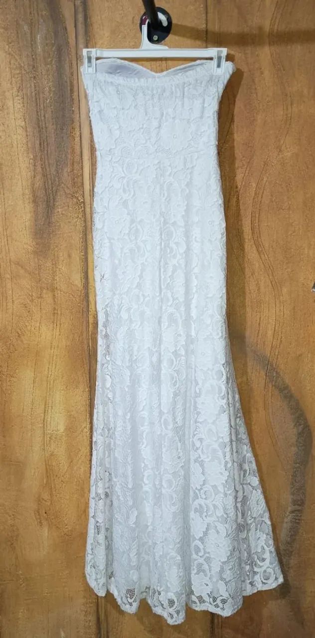 Vestido longo de renda - Foto 3