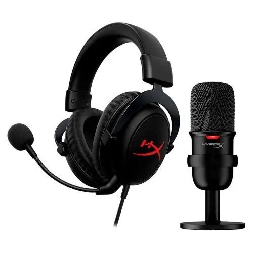 Kit HyperX Streamer Starter Pack - Headset HyperX Cloud Core + Microfone HyperX Solocast - Foto 5