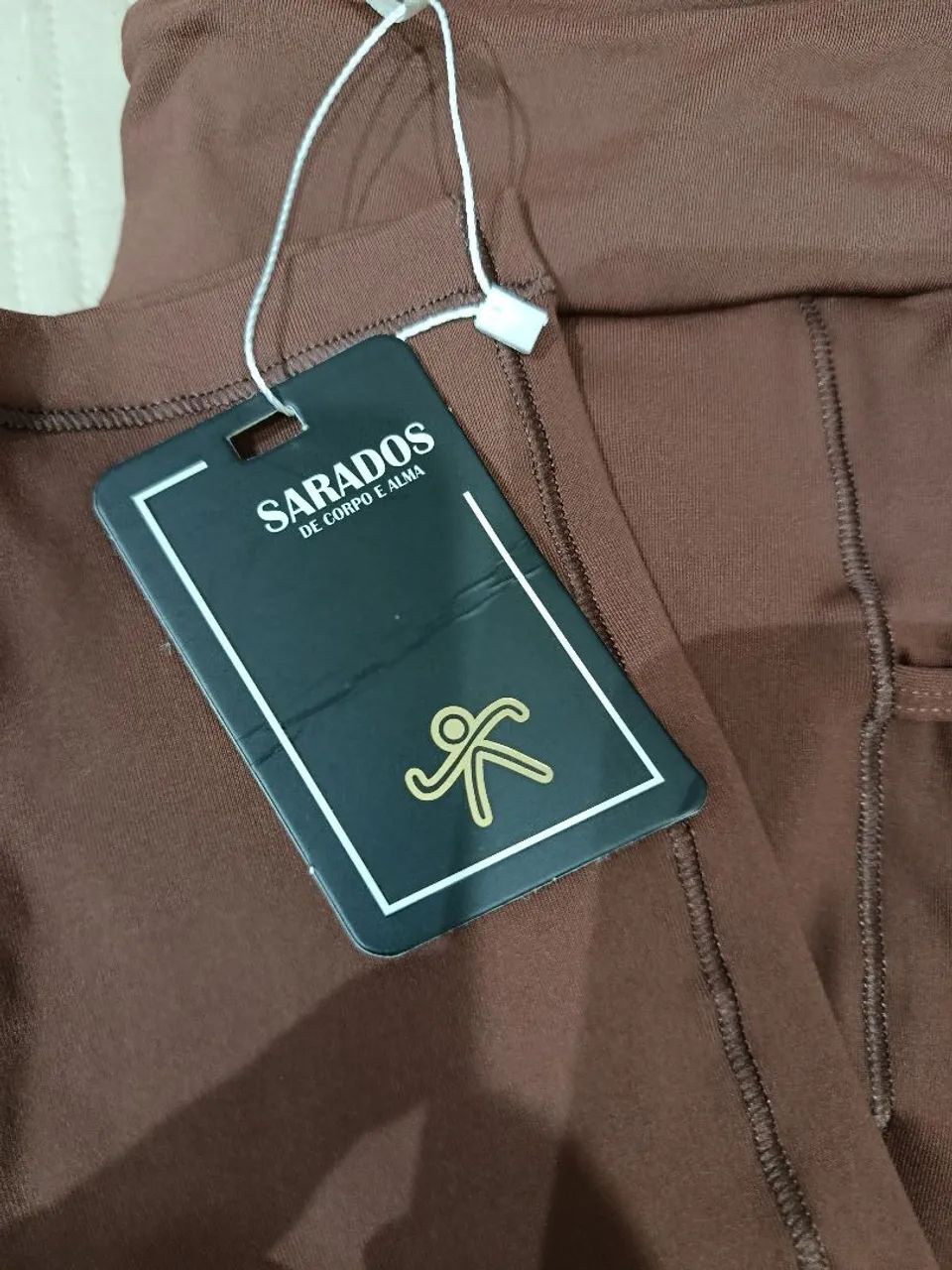 Calça legging Marca Sarados G Marrom,nova - Foto 2