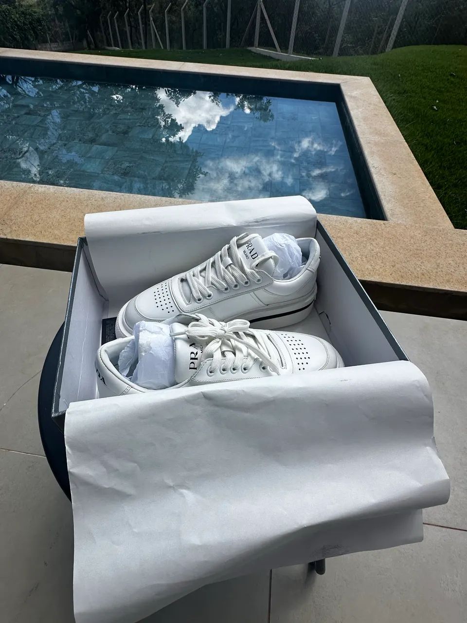 Tênis Prada Branco 40  - Foto 3