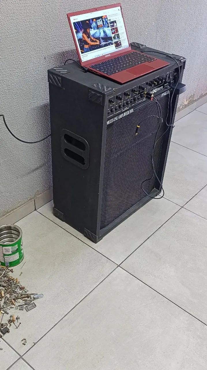 Caixa de som profissional amplificada - Foto 5
