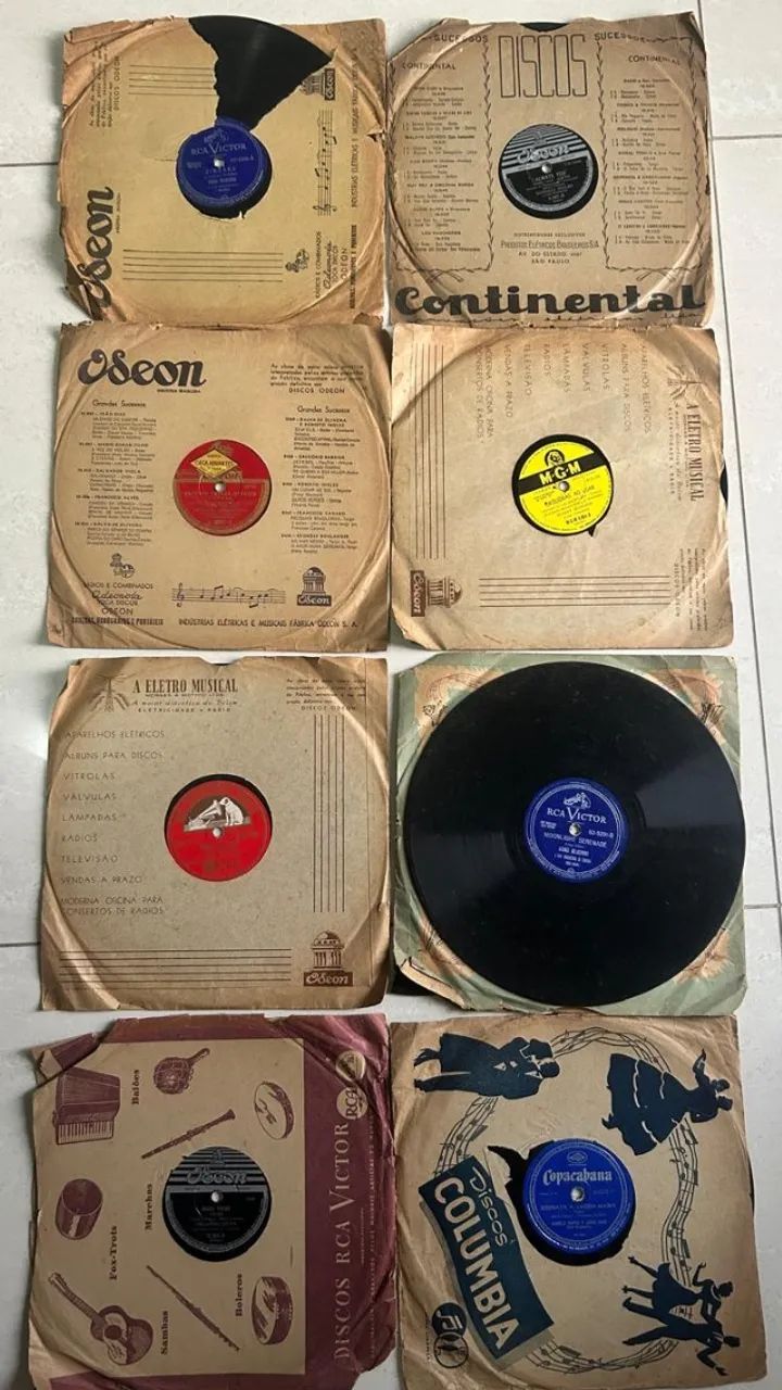 Lote de discos 78rpm - 62 peças - Foto 3