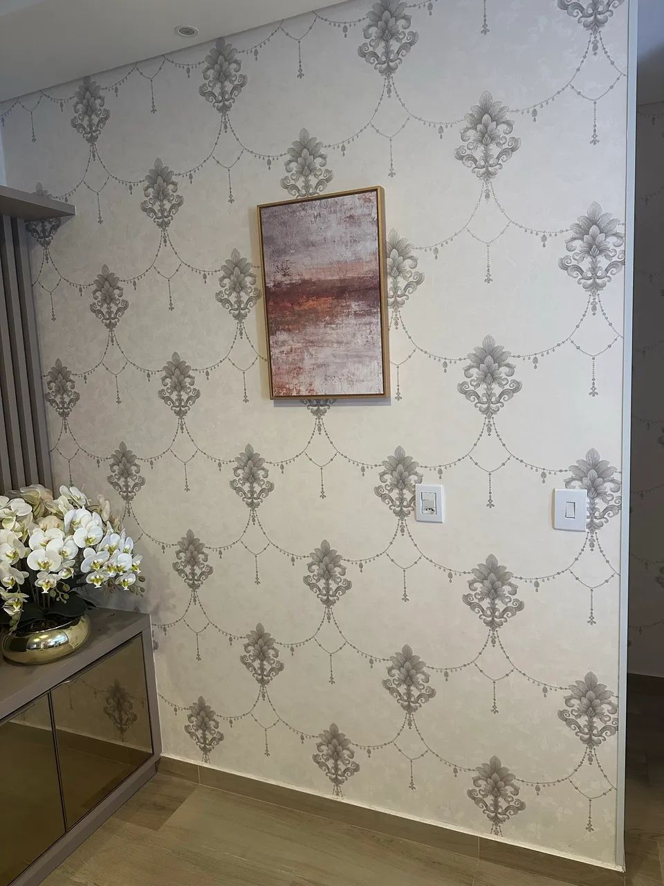 Quadros com moldura flutuante dourada  - Foto 2