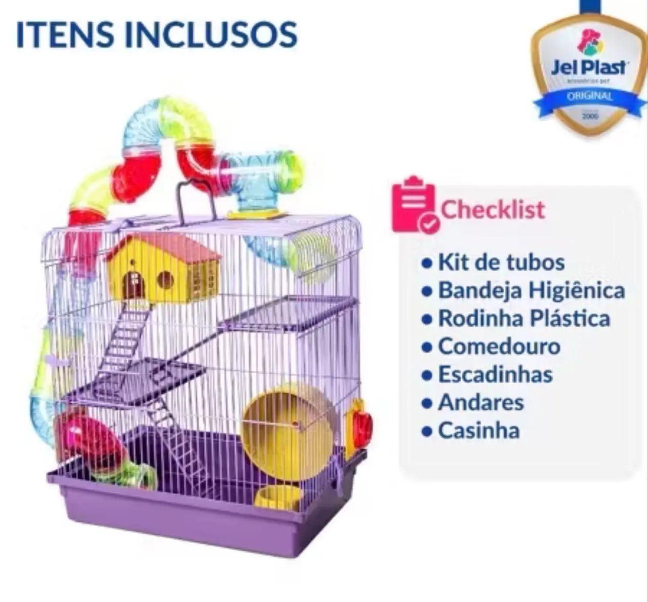 Gaiola de Hamisters - Foto 3