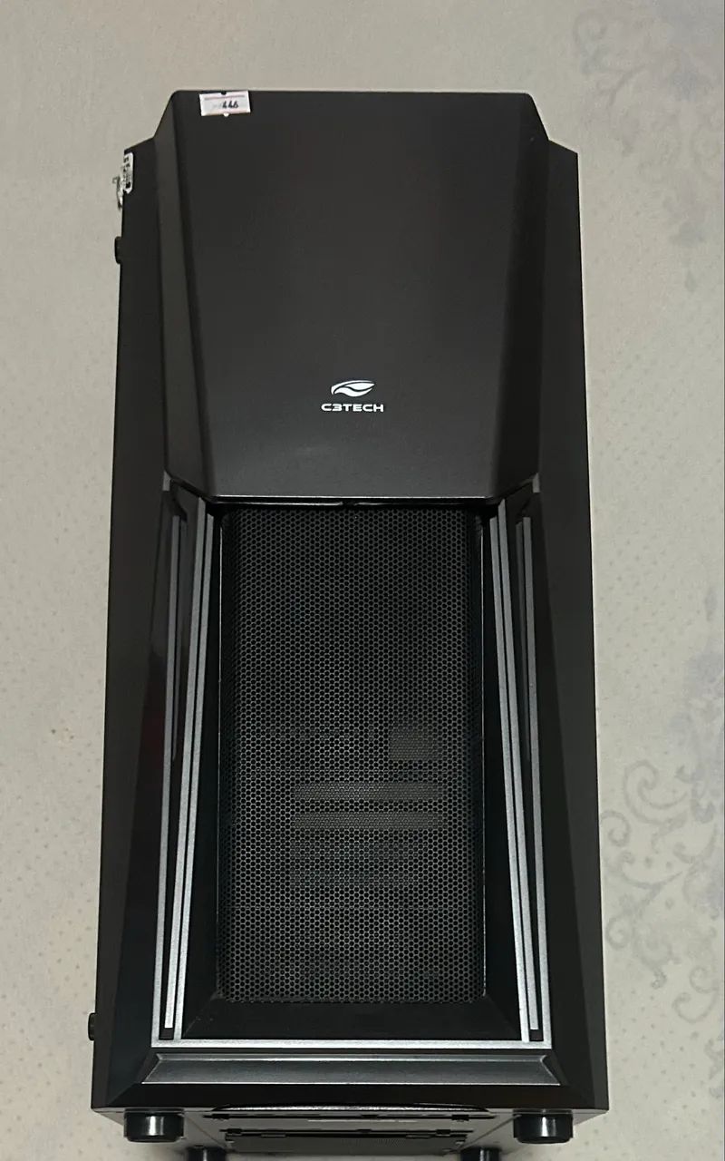 Gabinete Gamer C3Tech Mid Tower com Vidro Temperado e Frente Mesh - Foto 3
