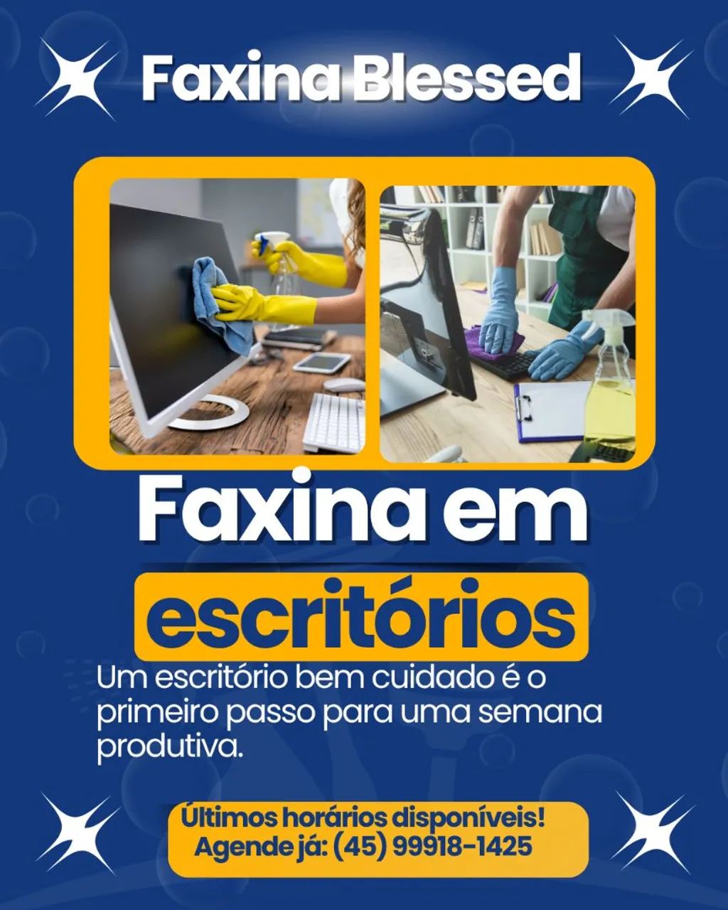 Faxina blessed,limpeza com responsabilidade 3 confiança  - Foto 2