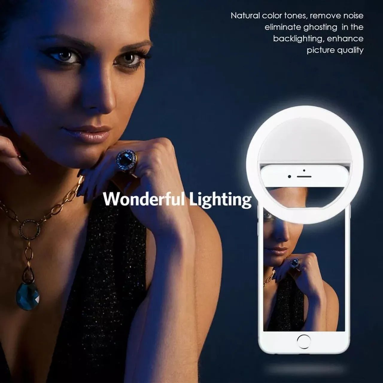 Anel de Luz para Celular Selfie Perfeita - Foto 5