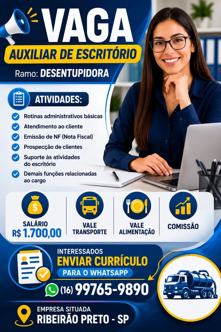 Auxiliar escritório 