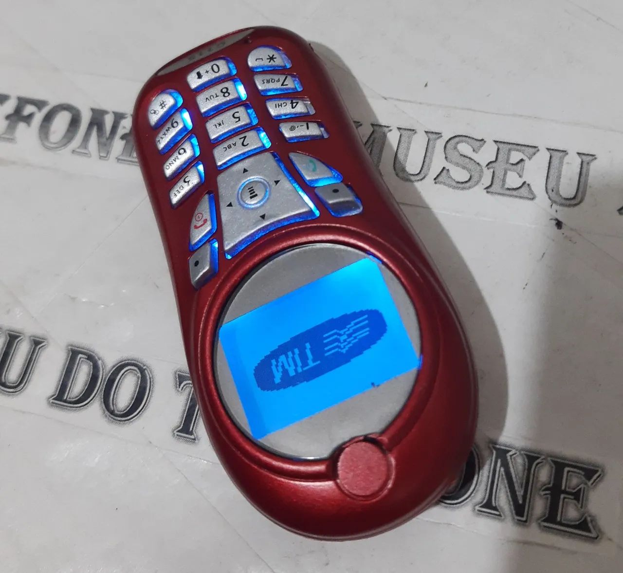 Motorola c115 red celular antigo RELIQUIA da Tim - Foto 4