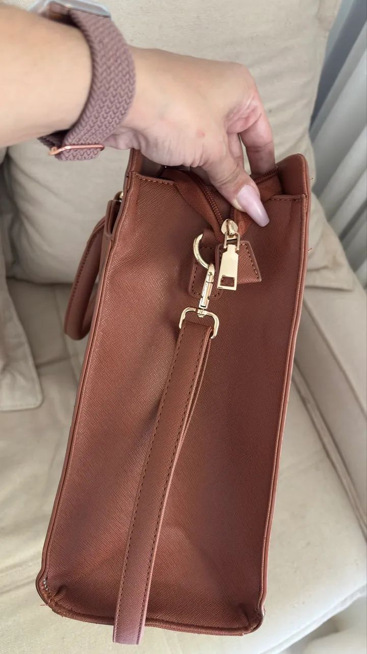 Bolsa couro fake para notebook - Foto 5