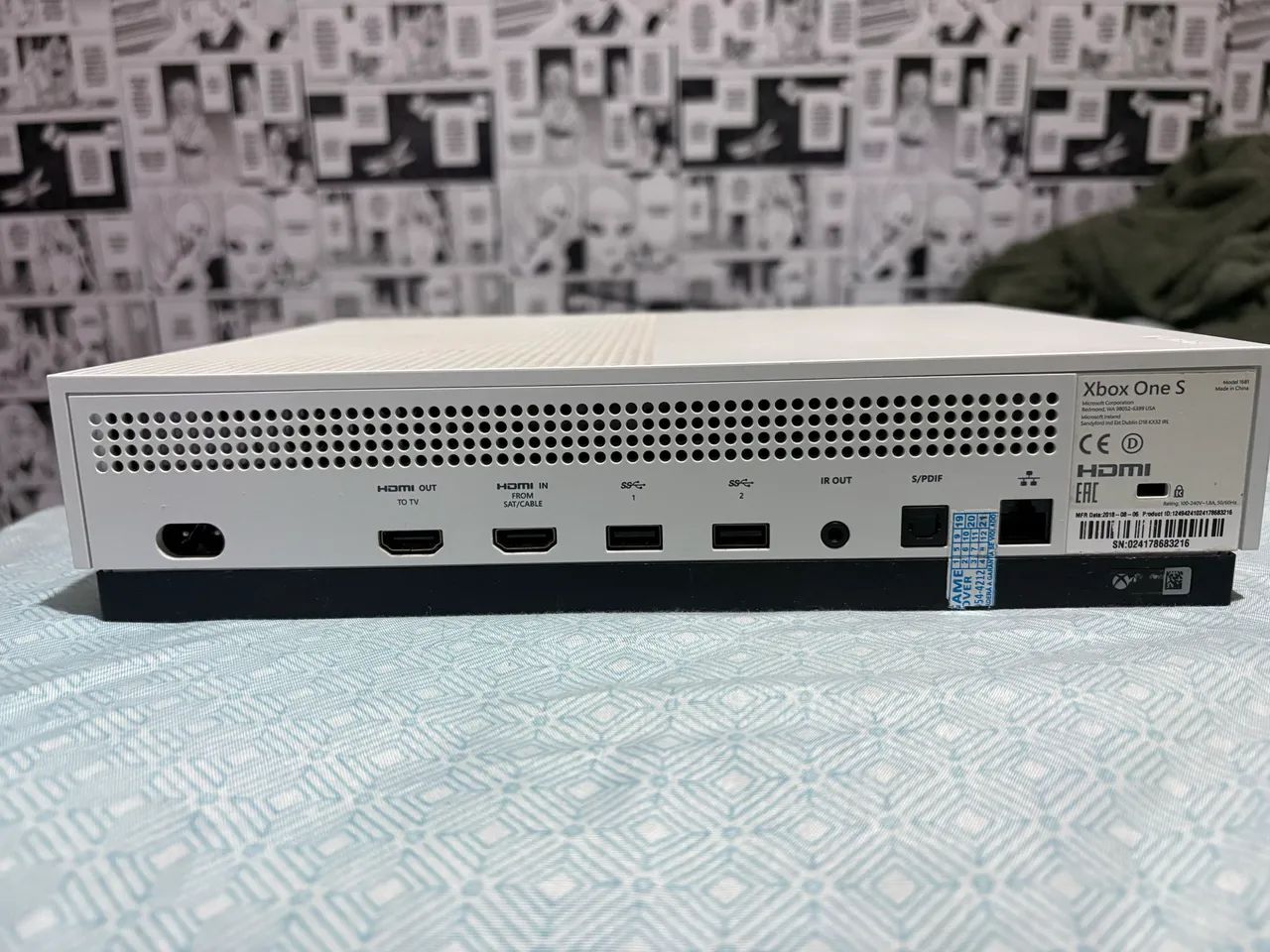 Xbox one usado em ótimo estado, ano 2018