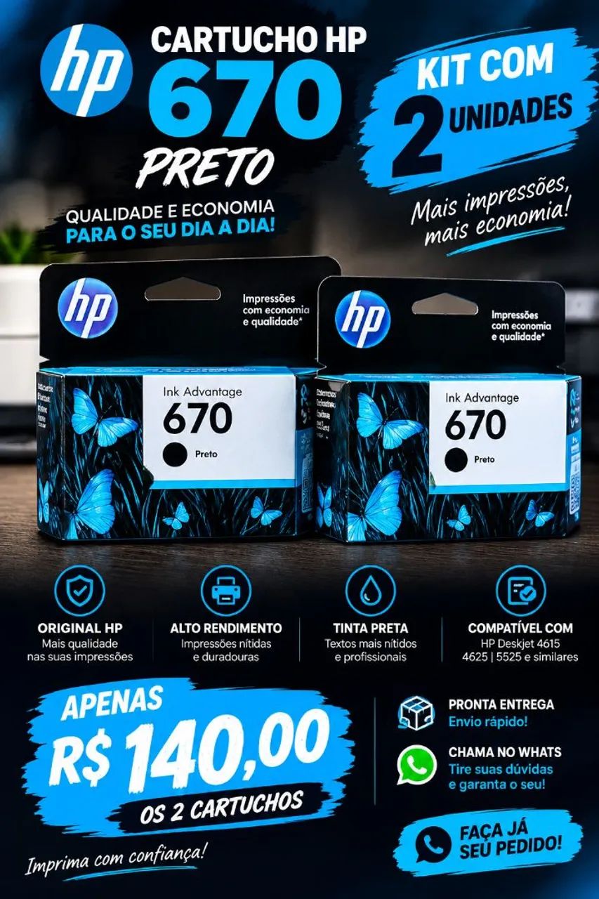 Cartucho de impressora  HP  - Foto 3