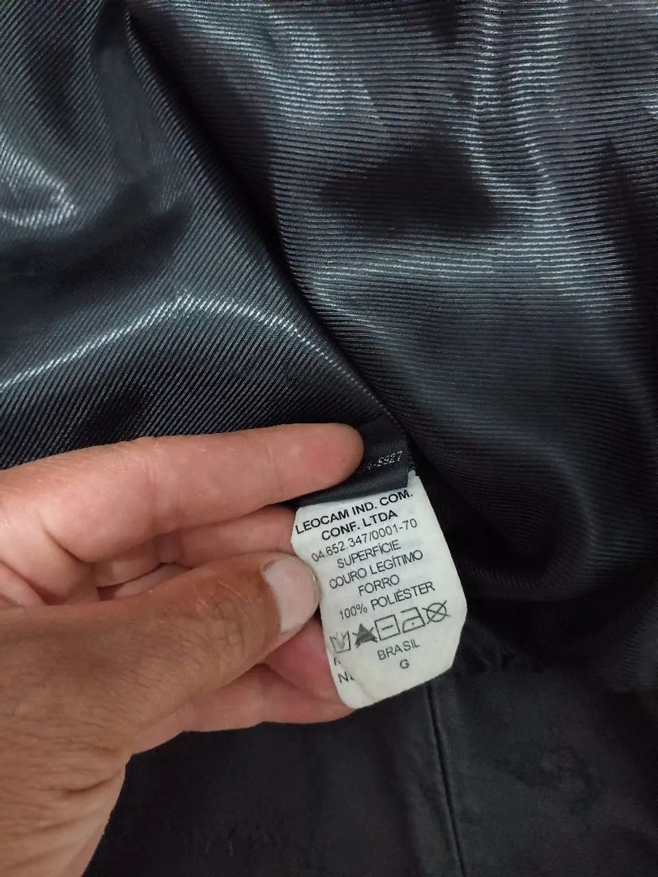 jaqueta de couro legítimo da leocam - Foto 4