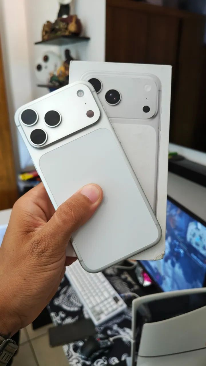 ? OPORTUNIDADE IMPERDÍVEL! iPHONE 17 PRO MAX SILVER - 256GB ?