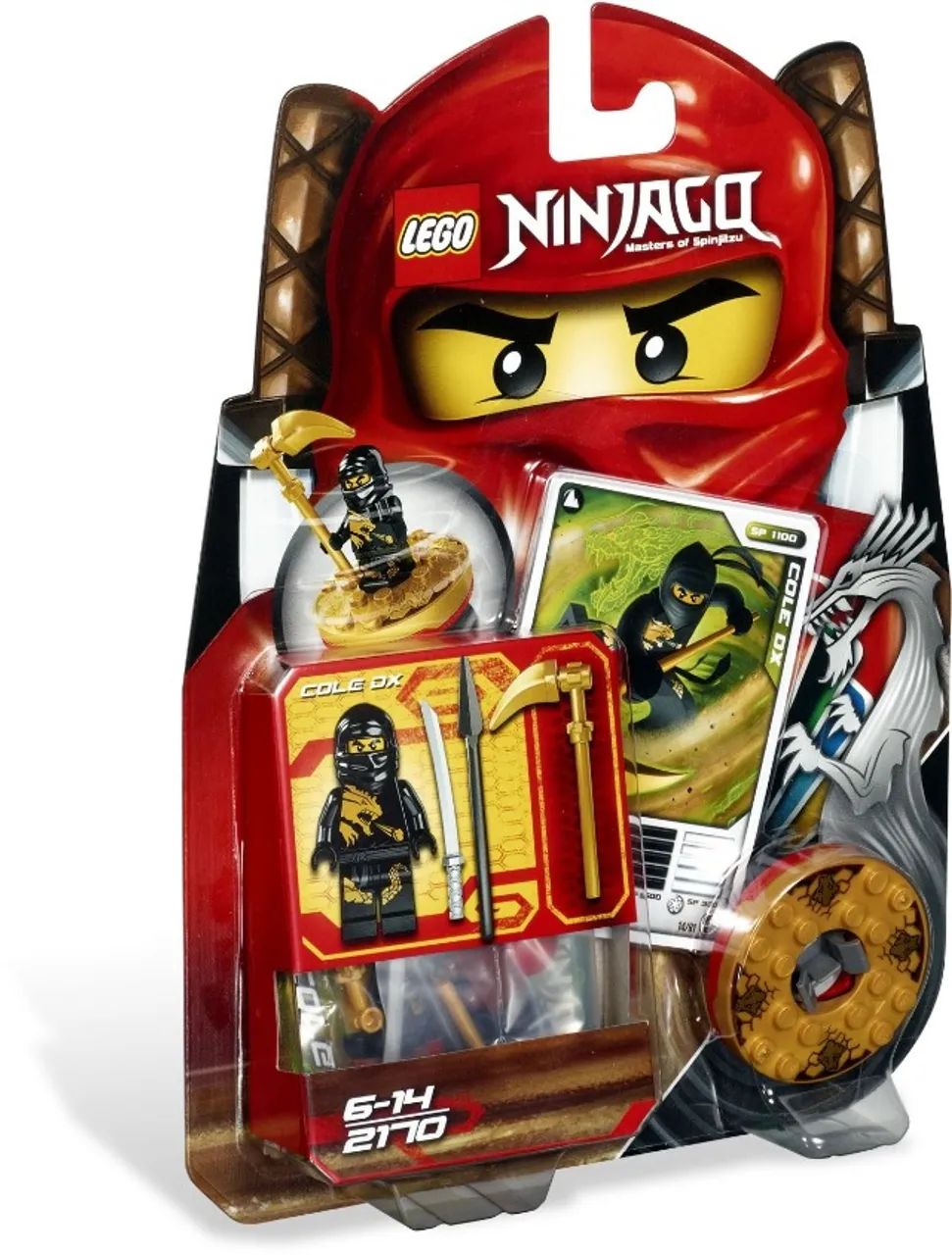 【treacle】6点まとめ買い Lego Ninjago Spinners 2170 Cole DX Lacrado - Hobbies e coleções