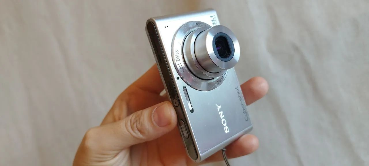 Sony Cyber Shot W320 Original Prata - Câmeras e Filmadoras - Asa