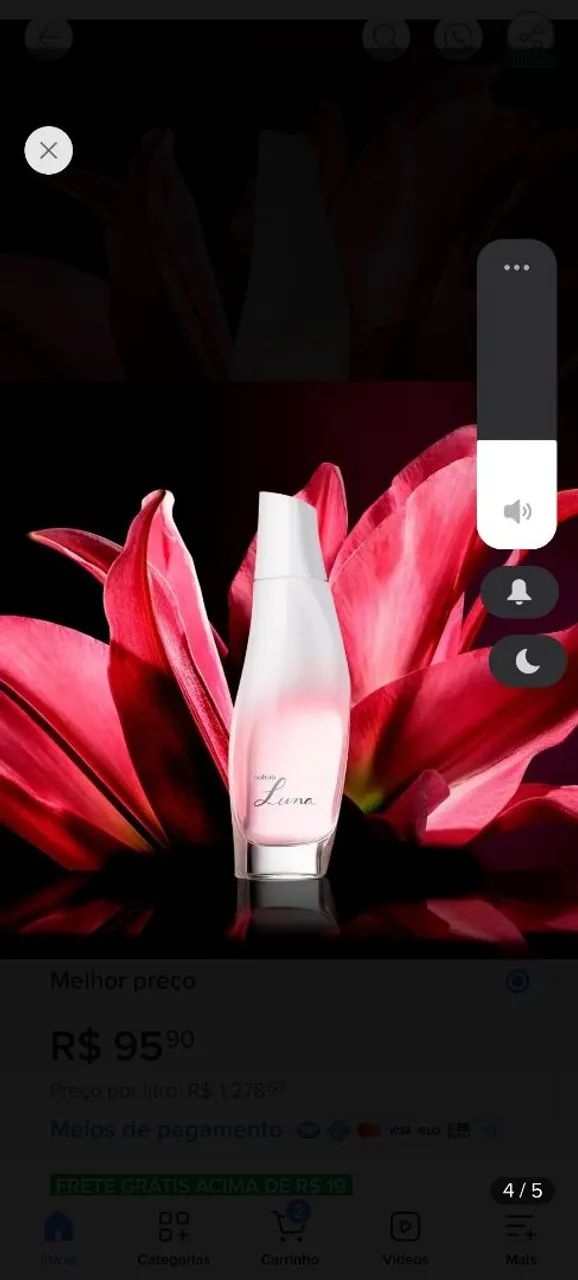 Perfume natura Luna tradicional 
