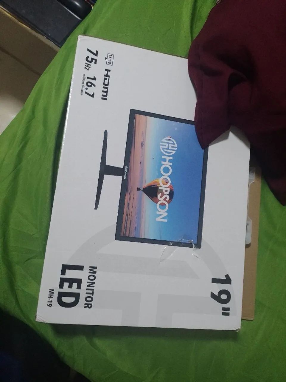 Monitor 19,5 Polegadas 75hz LED C/CABO HDMI, VGA Original Para PC ou Notebook417561609933301764
