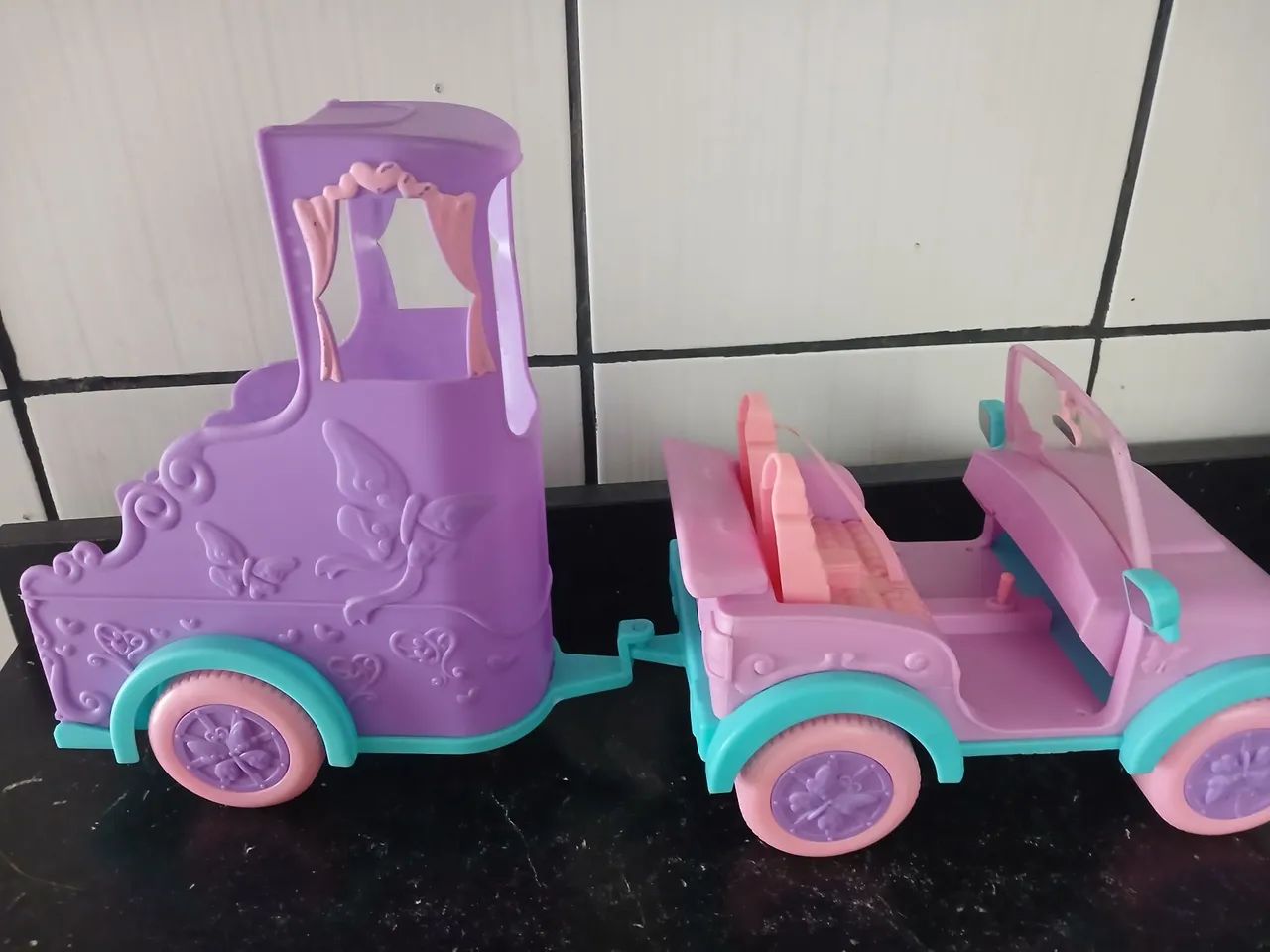 Carro para boneca tipo Barbie - Foto 2