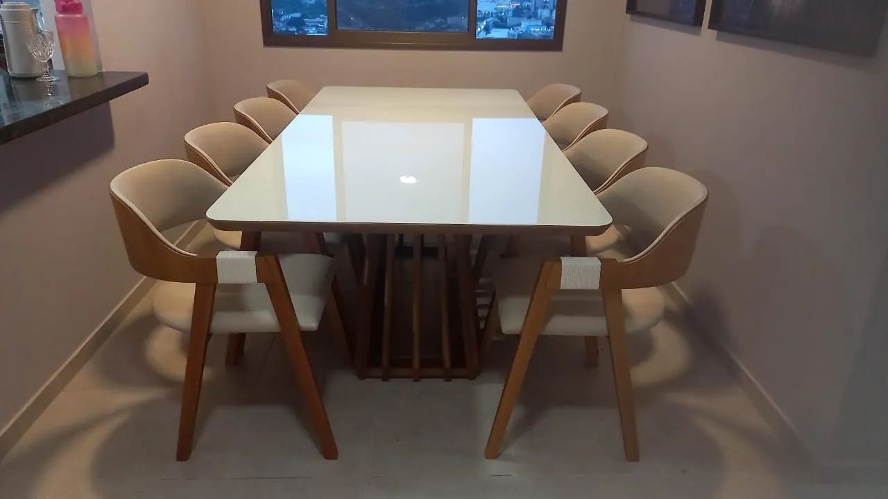 MESA ELENA MADEIRA MACIÇA  - Foto 3