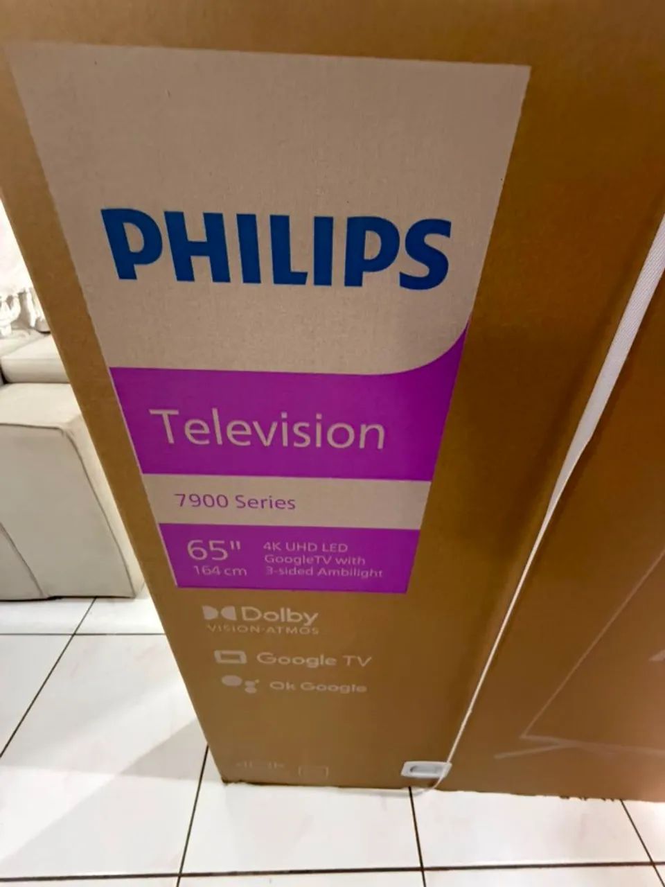 PHILIPS Smart TV Ambilight 65" 4K Lacrada - Foto 2