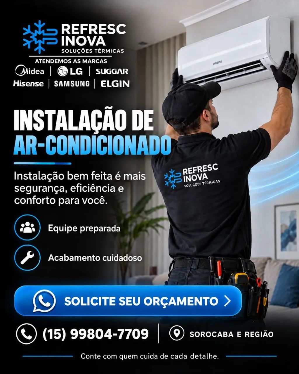 Serviços de refrigeração 