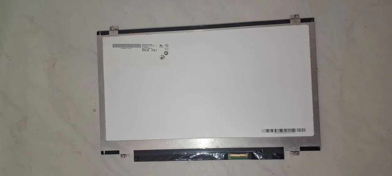 Tela led slim 14 polegadas 40 pinos seminova DISPENSO CURIOSOS  - Foto 4