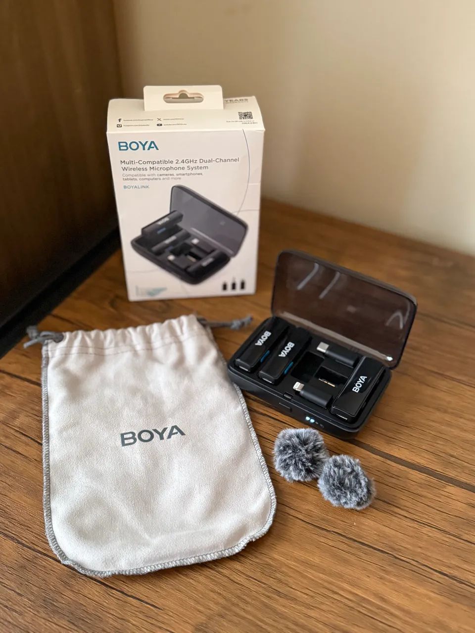 MICROFONE BOYA DUO (com 3 entradas) - Foto 2