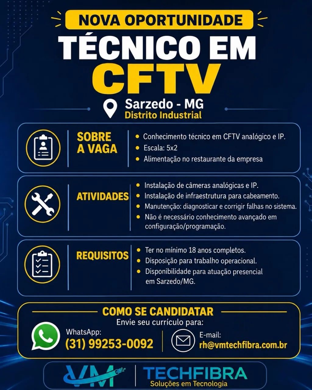 Técnico em CFTV