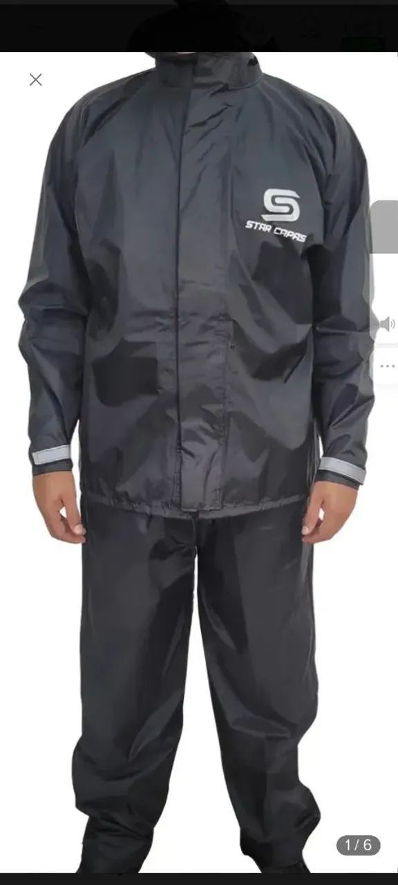 Conjunto de Chuva Star Capas Tam M