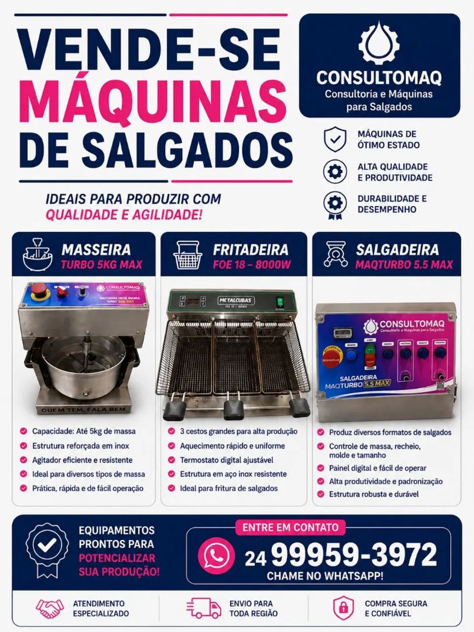 Modeladora de salgados 