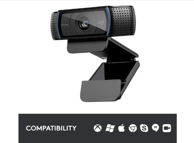 Webcam Logitech C920 Full HD 1080p Preta - Foto 3