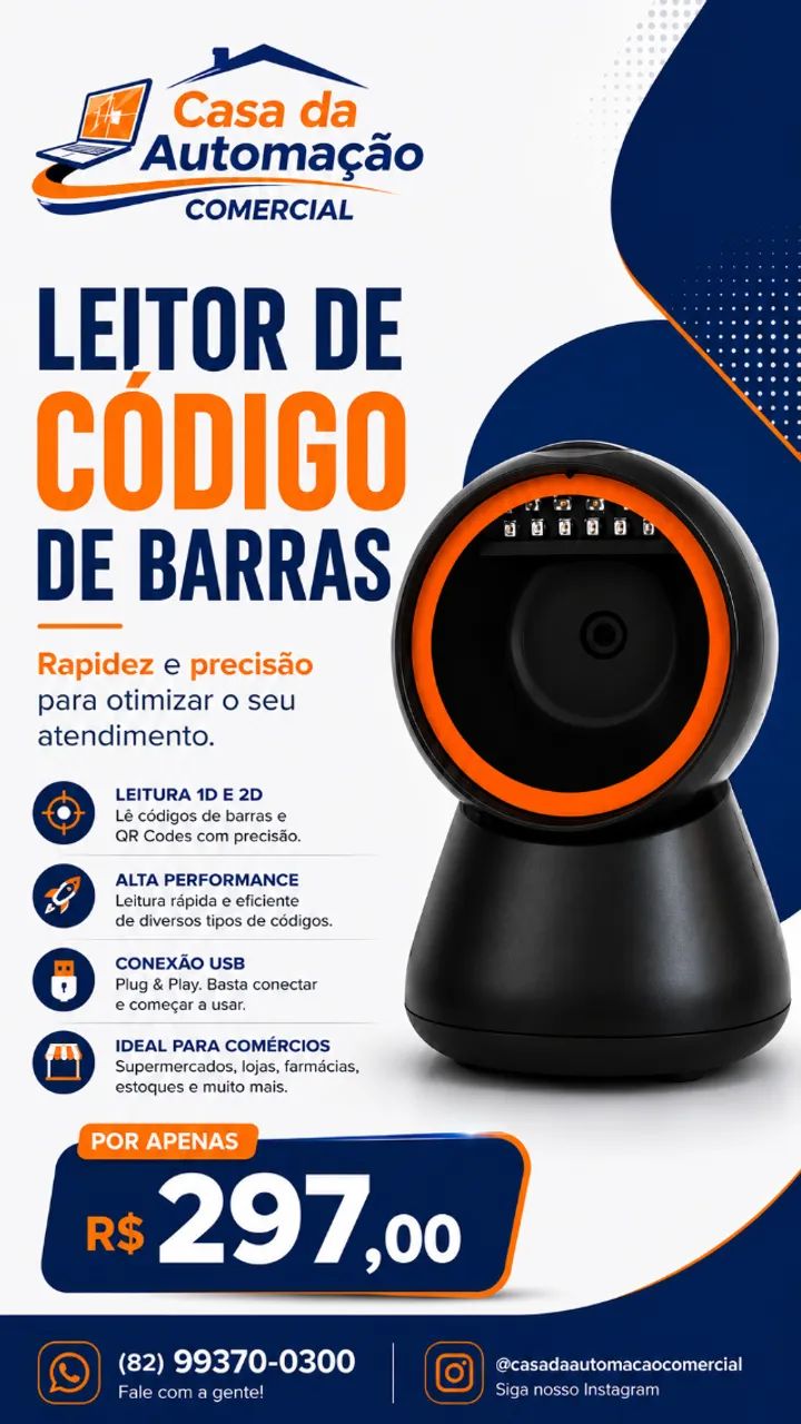 Leitor Fixo de Balcão