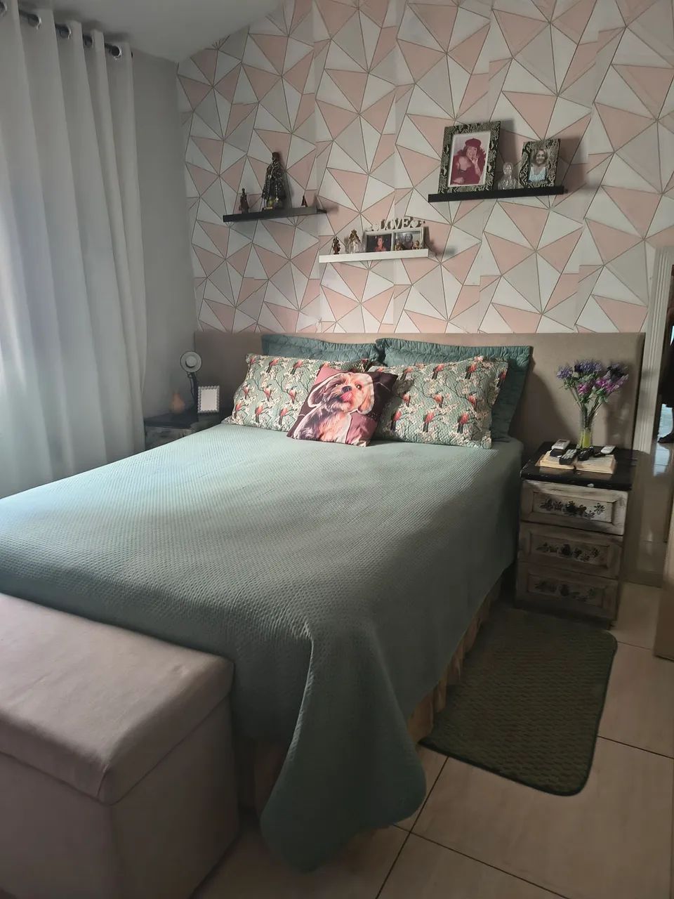 2 criado mudo colonial 