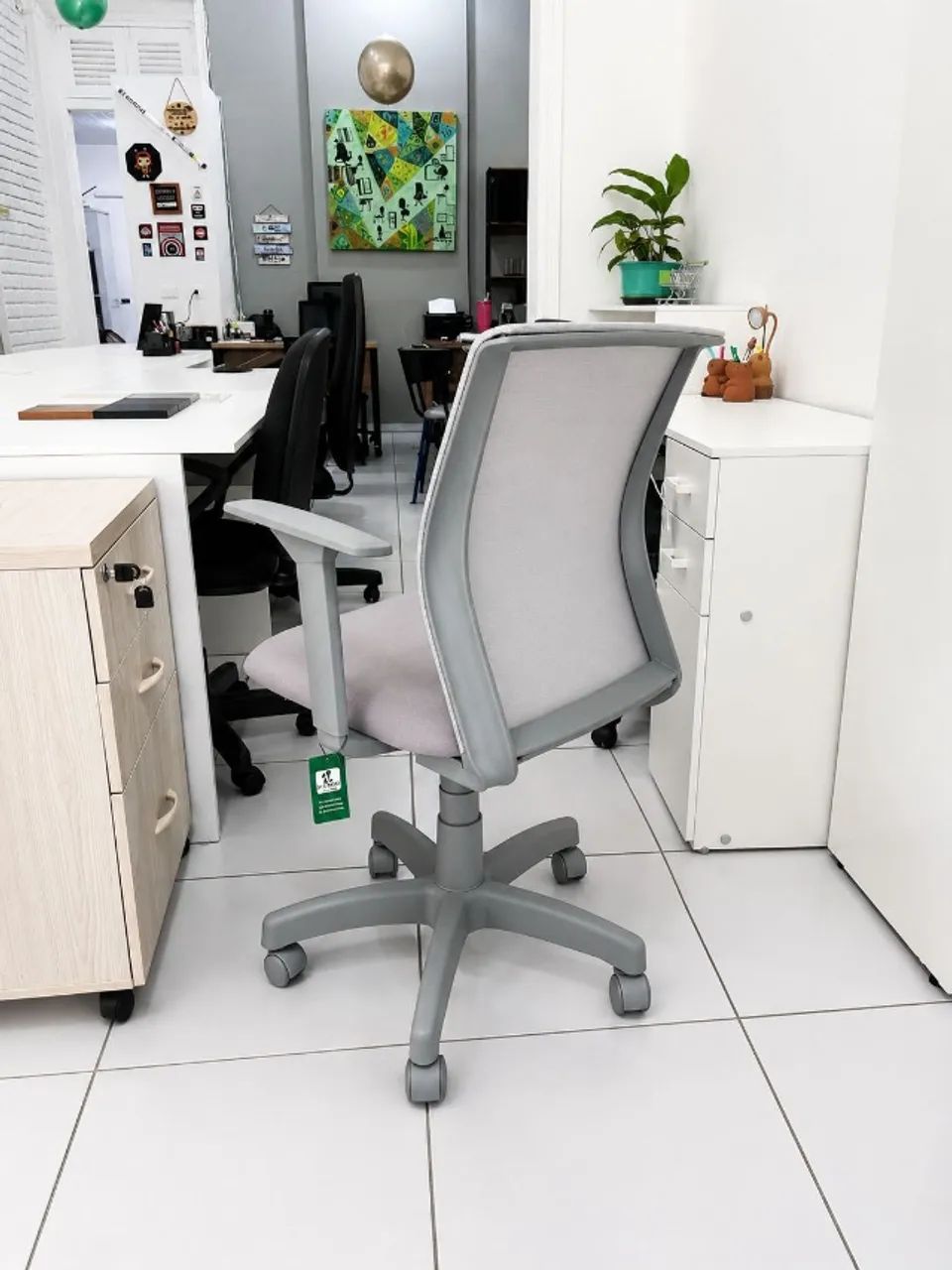 cadeira diretor tela cinza  - Foto 2
