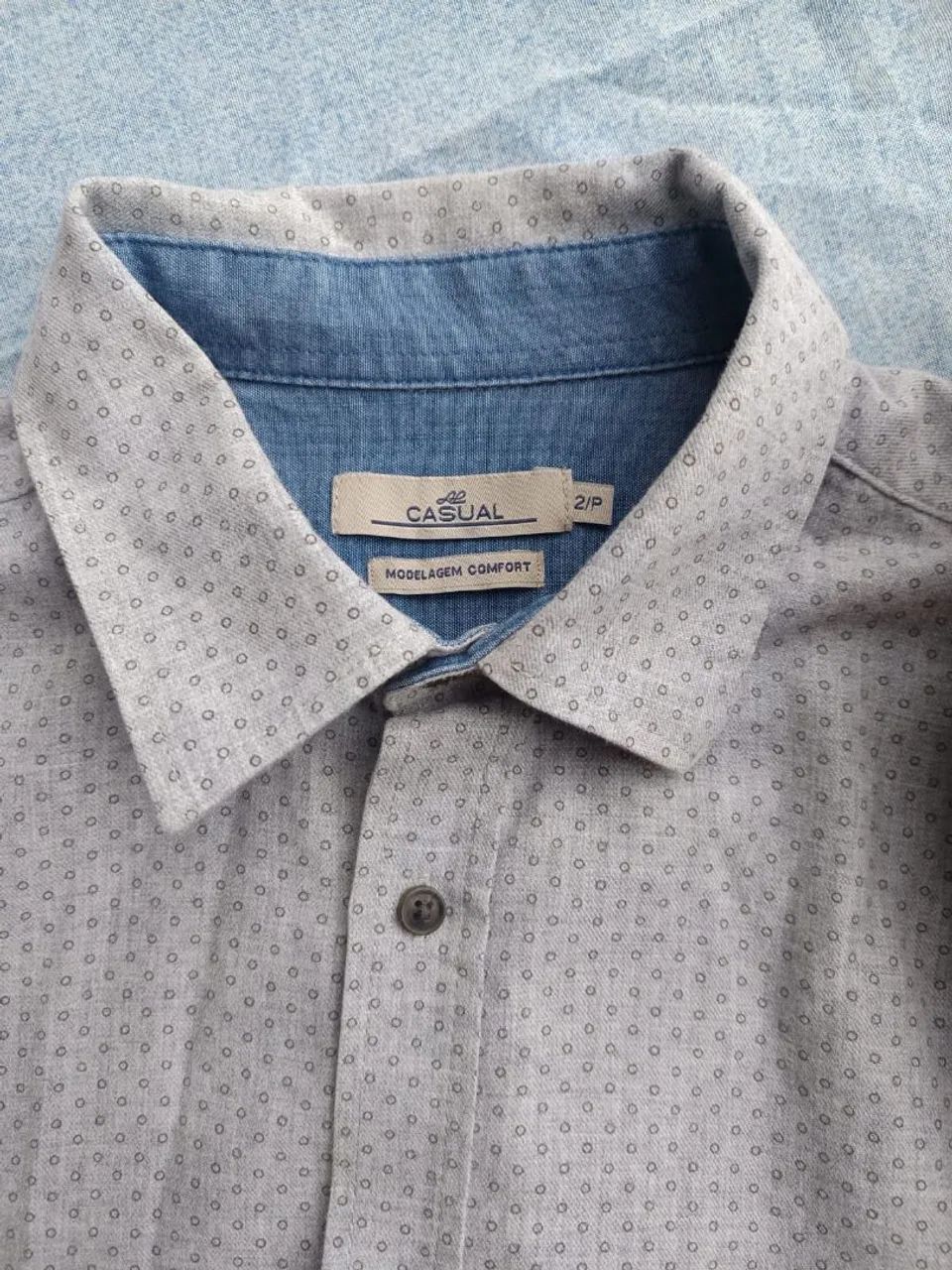 Camisa social masculina P  - Foto 2