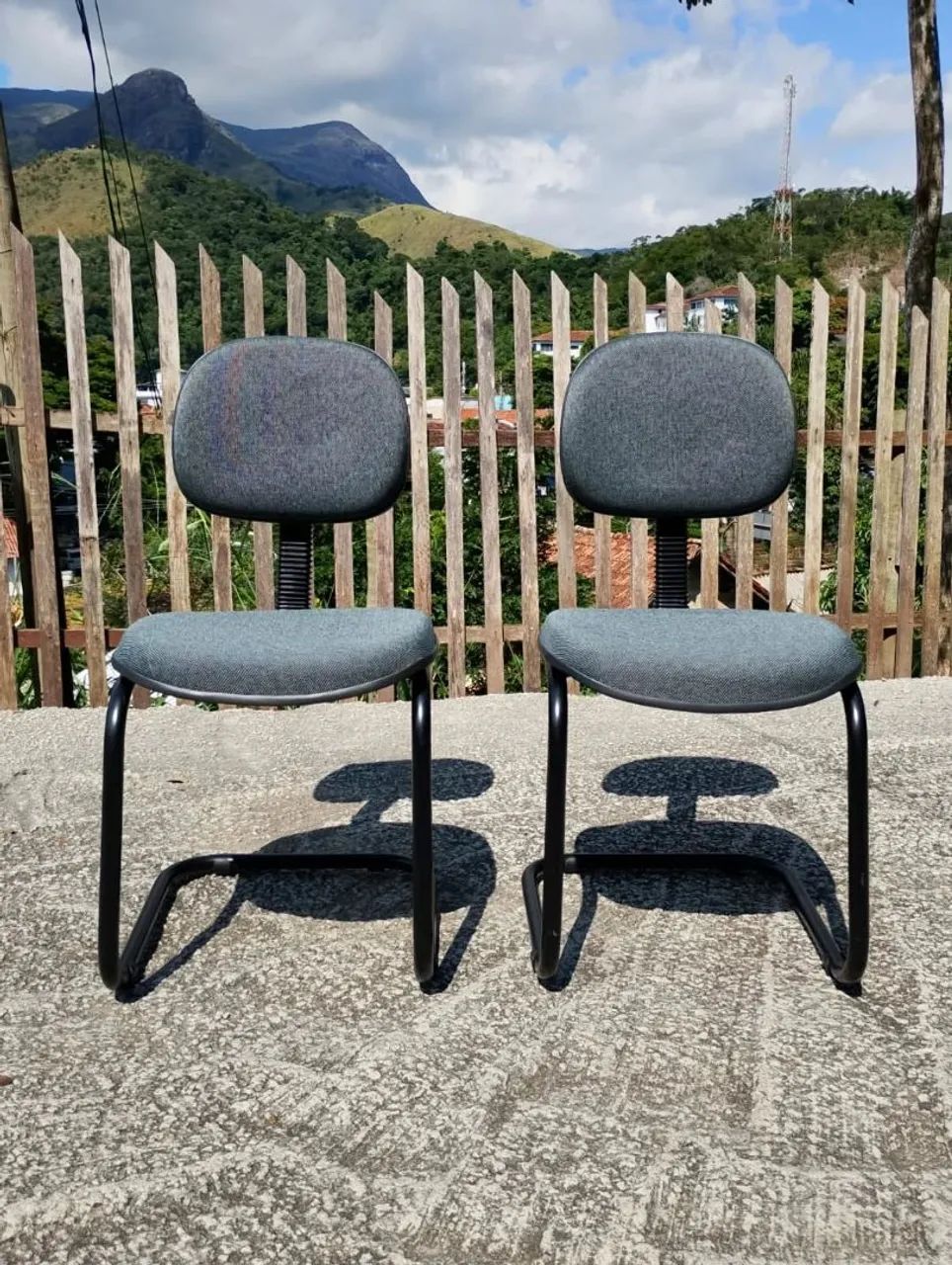 Dupla cadeira escritório - Foto 4