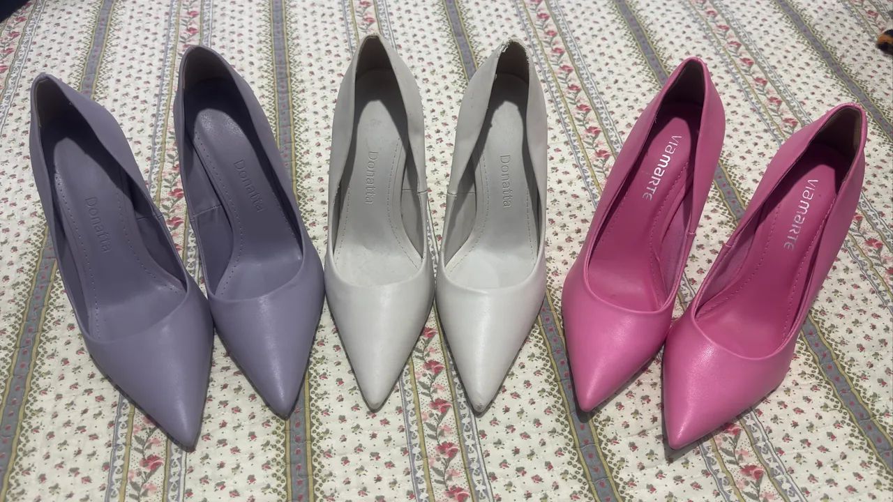 Scarpin Rosa Via Marte - 37 - Foto 2