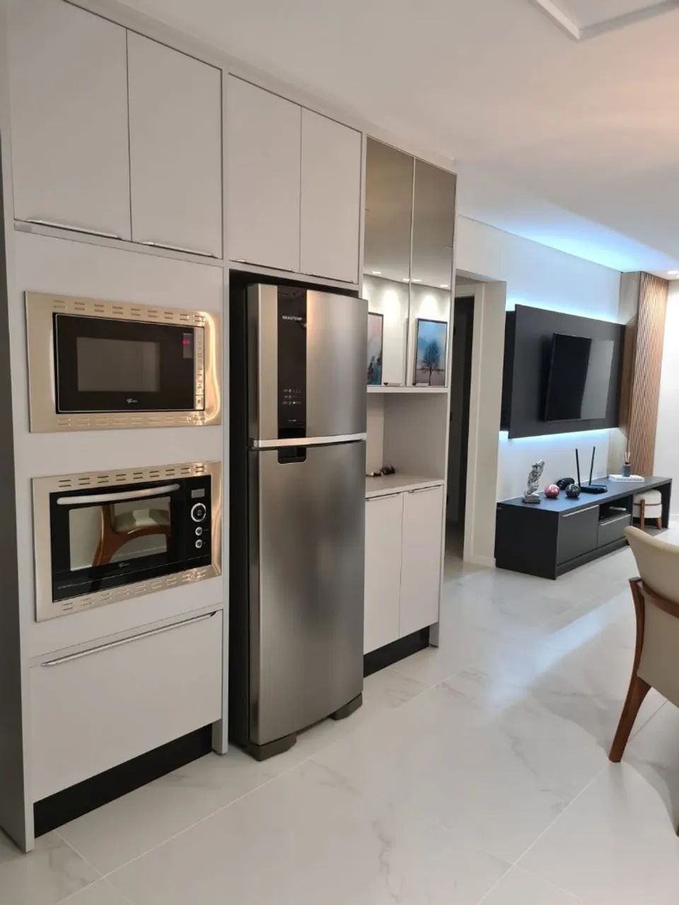 Lindo apartamento lateral mar. Completo vista. Mobiliado e equipado.  - Foto 9