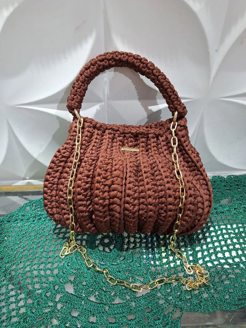 Bolsa de croché artesanal - Foto 5