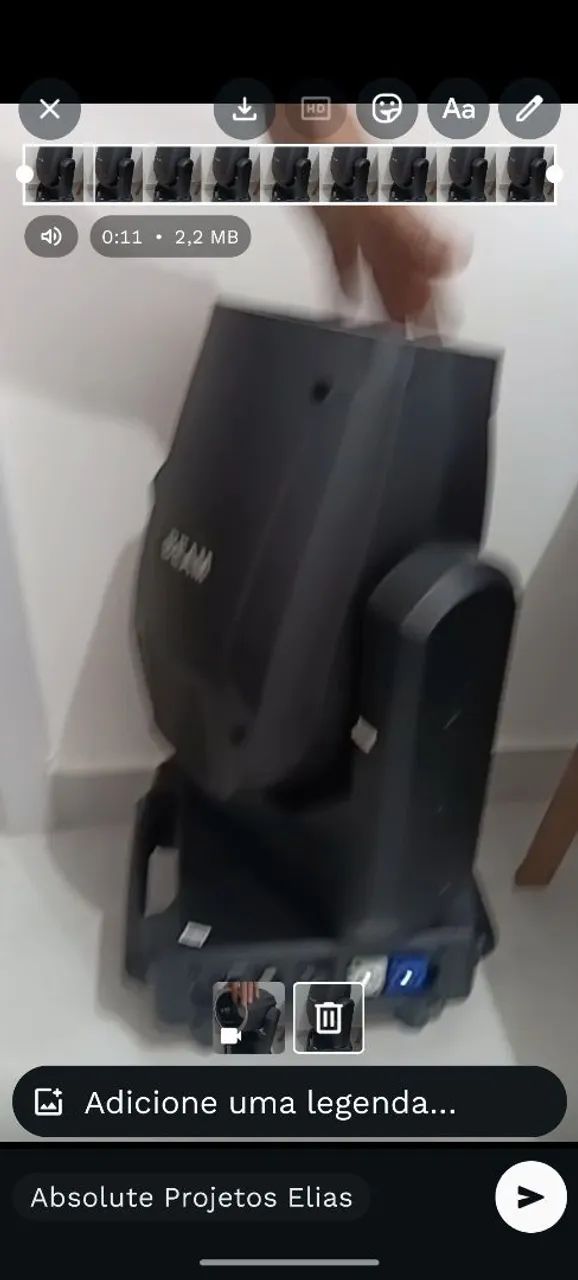 equipamento é um Moving Head (cabeça móvel) - Foto 3
