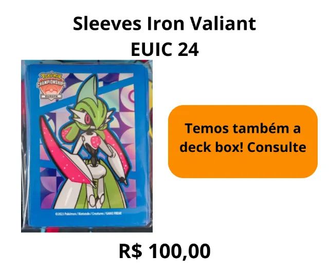 Pokémon - Sleeves protetores de cards EXCLUSIVOS dos torneios internacionais - Foto 3