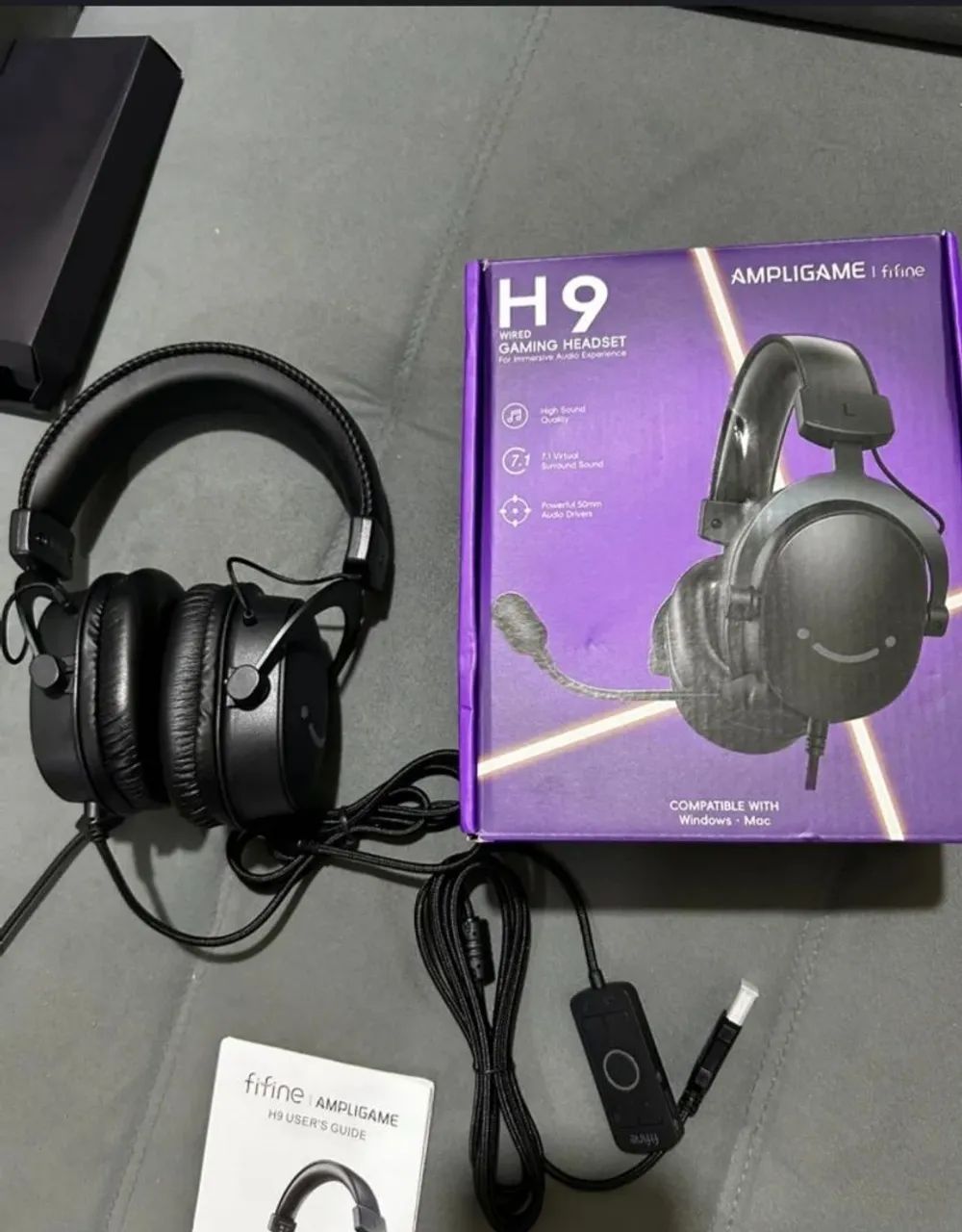 Headset Fifine ampligame H9  - Foto 3
